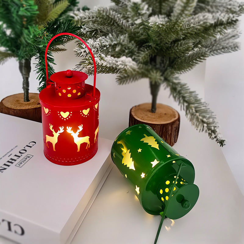 Nordic Style LED Christmas Lanterns – Creative Holiday Candle Decorations