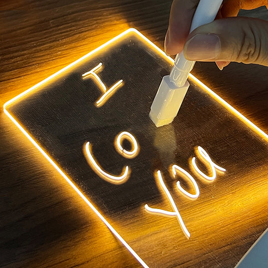 LED Message Board Night Lamp – Creative Gift & Décor!