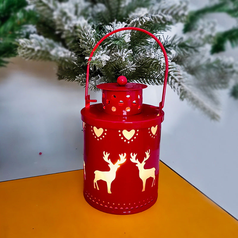 Nordic Style LED Christmas Lanterns – Creative Holiday Candle Decorations