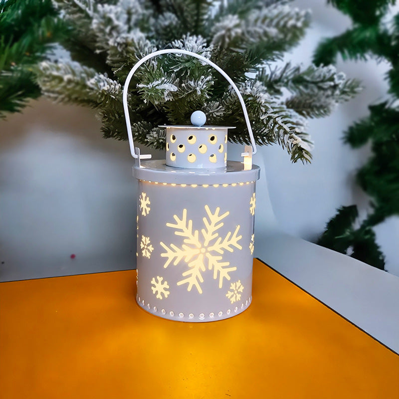 Nordic Style LED Christmas Lanterns – Creative Holiday Candle Decorations